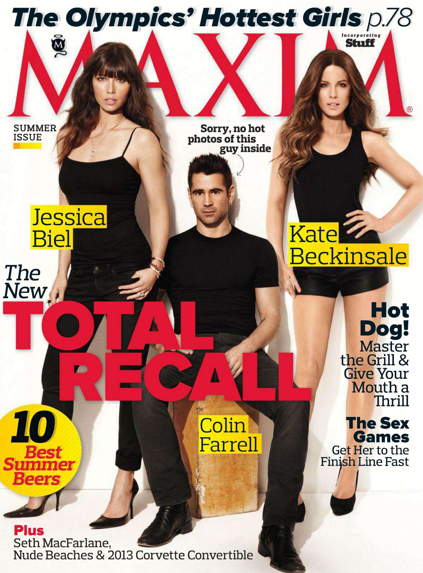 Jessica Biel & Kate Beckinsale - Maxim Magazine (July 2012)